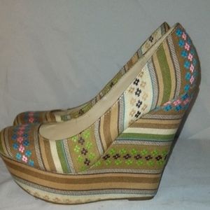Breckelles  Mexican  5.5"High Wedge Heels